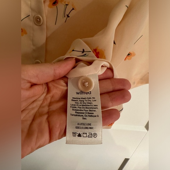 Aritzia Wilfred see through blouse - Picture 3 of 4